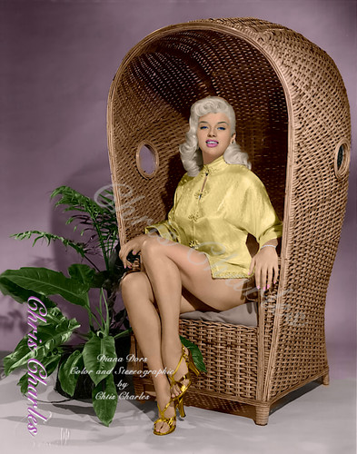 Diana dors art print a3 - dors ,