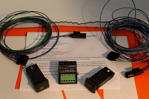 Seat heater switches complete - switches+,