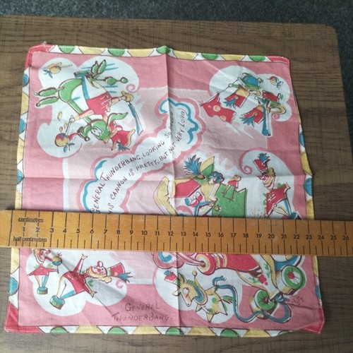 Vintage cotton handkerchief - vintage,