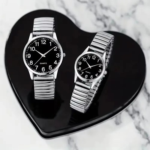 Men simple basic - black, dial