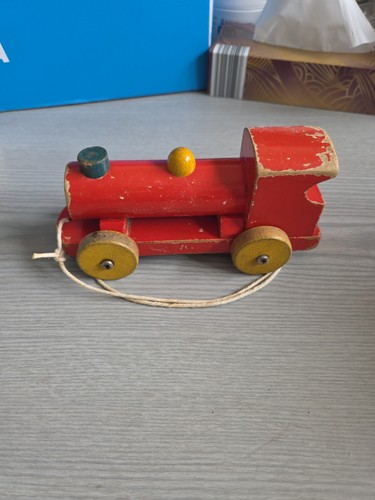 Vintage painted wood childs - vintage,