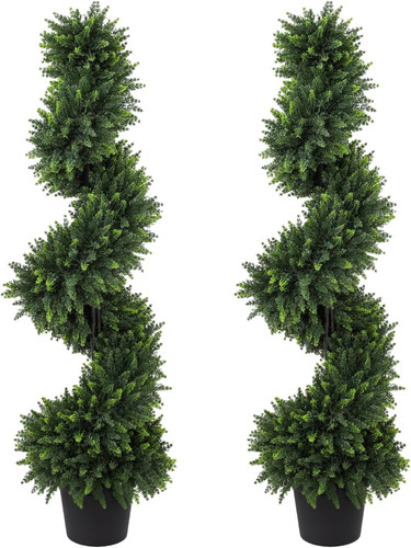 Artificial cypress topiary - artificial,