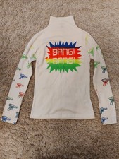 Cyberdog Bang Bang Turtle Neck Long Sleeve Top - Womens S