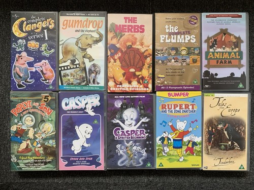 Mixed kids vhs video - video, tapes