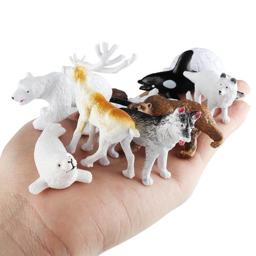 12pcs arctic animal - animal, figures