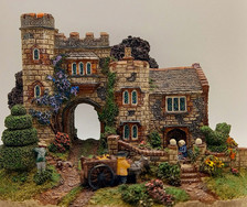 N Scale Gauge Model Railway Locomotive Train Diorama Village Large Gatehouse