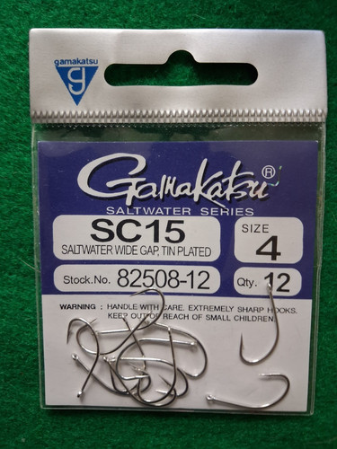 Gamakatsu saltwater sc15 hooks - sc15,