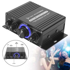 40W 12V HiFi Digital Power Amplifier Hi-Fi Mini Stereo Audio Amp FM Car Home New
