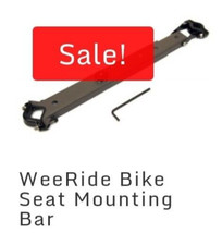 WeeRide Classic Safe Front Mounted Children's Bike Seat - Grey (98077)