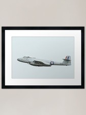 Gloster meteor framed - framed, art