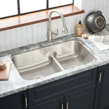 Mirabelle double bowl - mirabelle, 34"