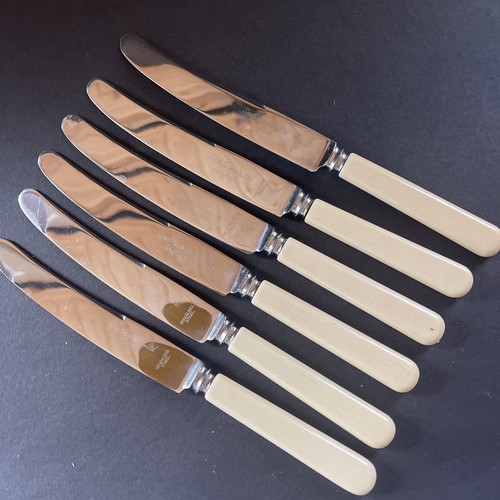 Steel table knives faux - 6x,