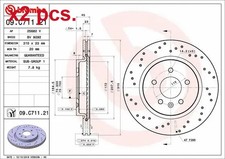 X2 PCS REAR BRAKE DISC ROTOS