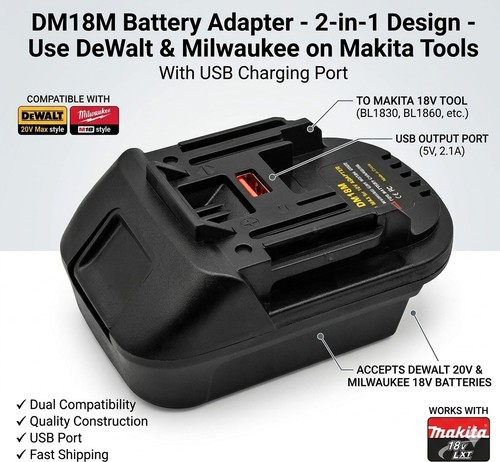 Battery adapter converter for - adapter,