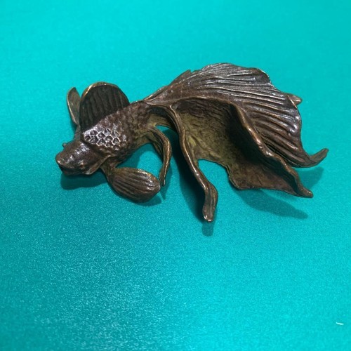Goldfish ryukin paperweight - goldfish,