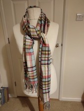 Joules Tartan Scarf One Size.