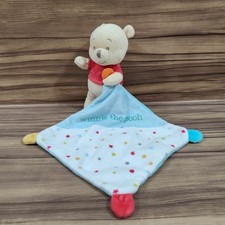 NICOTOY Comforter Disney Winnie The Pooh Blue White Soft Toy Blankie Dou Simba