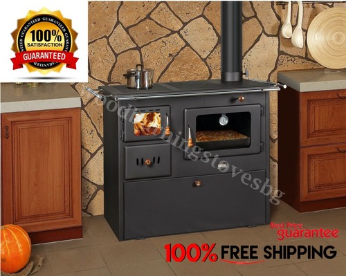 Cooking wood burning stove - burning,