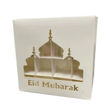 Eid Mubarak Empty Pick & Mix Sweet Boxes clear window display ideal gifting