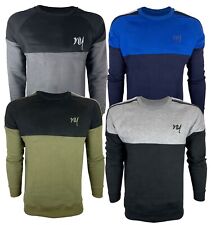Mens  Sweatshirt Jersey Jumper Sweater Pullover Work Casual Top XS-3XL