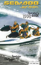 Sea-Doo Challenger 1800 & Sportster 1800, 1998 Owners Manual Paperback