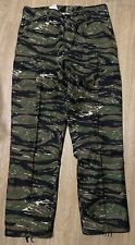 New Mens US Army Style Green Tiger Stripe Camouflage BDU Trousers Various Sizes