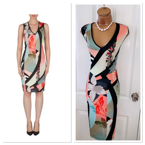 Joseph ribkoff colourful dress - ribkoff,