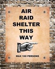 Air raid shelter - raid,