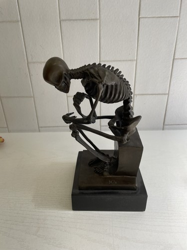 Thinker big statue bronze - statue,