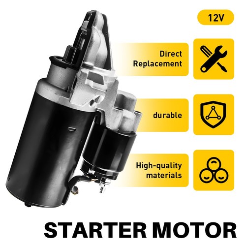 Starter motor new fit - starter,
