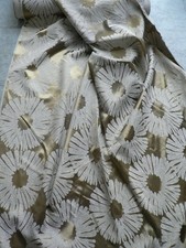 Vintage Golden Satin Fabric