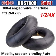 3.00-4 INNER TUBE, 300-4 260X85 TUBE FOR MOBILITY SCOOTERS, TROLLEYS, SET OF 1-4
