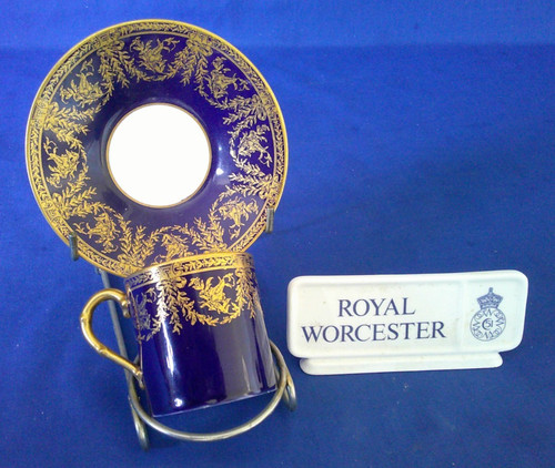 Vintage royal worcester cobalt - royal,