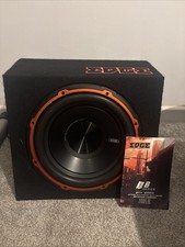 Edge Audio EDB12A-E0 12" 30cm Active Bass Subwoofer Speaker Sub Amp + Enclosure