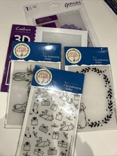 Job Lot - 5 Embossing Folders, Gemini, 3d & Peter Rabbit + FREE GIFT