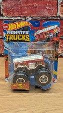Hot Wheels Monster Trucks 5 Alarm FXJ44 Red Fire Truck New