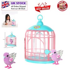 Cute Lil' Bird in Cage with Light-Up Wings - Perfect Tabletop Fun for Kids