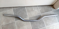 NITTO Riser Handlebars 660mm Wide - 22.2mm Clamp - Silver Retro MTB BMX