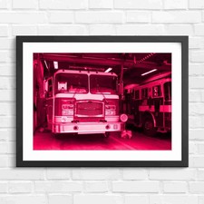 Bold Red Fire Engine Front
