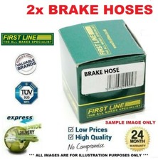 2x REAR BRAKE HOSES for BMW 3 Touring (E46) 330d 2003-2005