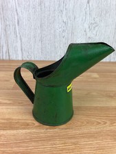 Vintage Halfords Small Green Oil Can 
