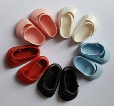 Vintage Cinderella dolls strap shoes size 03 Pedigree Palitoy teeny weeny tiny t