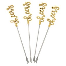 Pack Of 4 Cocktail Picks Mini