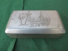 SELANGOR PEWTER CIGARETTE BOX