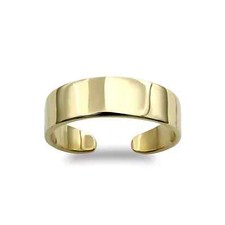 9ct Gold Toe Ring 4.5 mm Wide  Solid  Fully Hallmarked 9ct Gold Solid