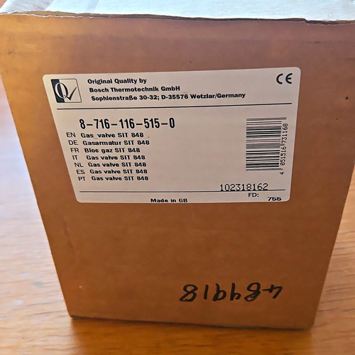 Bosch water heater gas valve - bosch,