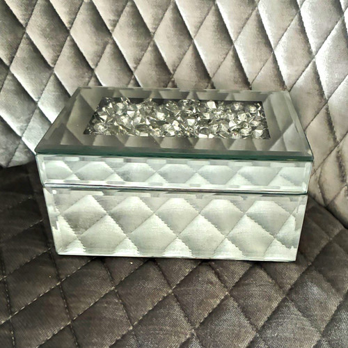 Mirrored glass rectangle - mirrored,