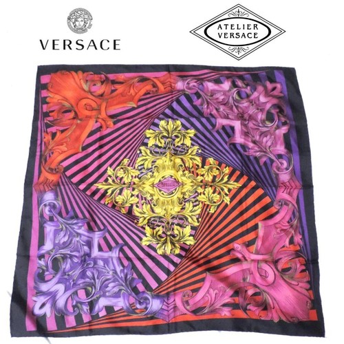 Versace scarf silk baroque - versace,