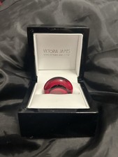 Red Crystal Baccarat Ring size