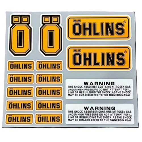 Ohlins decals stickers - stickers,